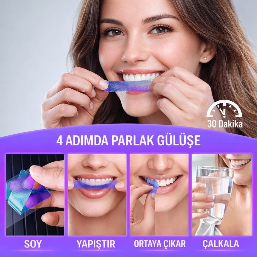 Smile Clean Diş Beyazlatma Bandı